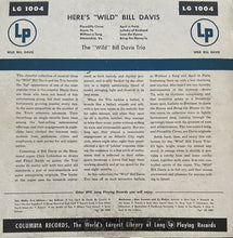 Charger l'image dans la galerie, Wild Bill Davis : Here's "Wild" Bill Davis (10")

