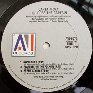 Captain Sky : Pop Goes The Captain (LP, Album)