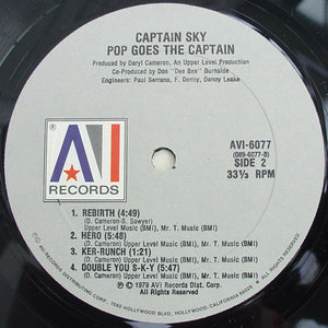 Captain Sky : Pop Goes The Captain (LP, Album)