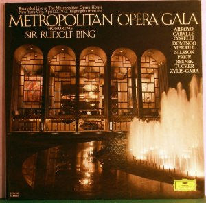 Various : Highlights From Metropolitan Opera Gala Honouring Sir Rudolf Bing (LP, Comp, Gat)
