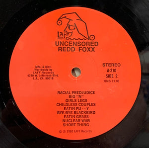 Redd Foxx : Uncensored (LP)