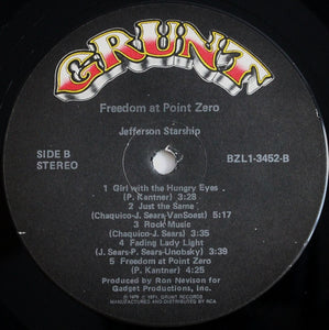 Jefferson Starship : Freedom At Point Zero (LP, Album, Ind)