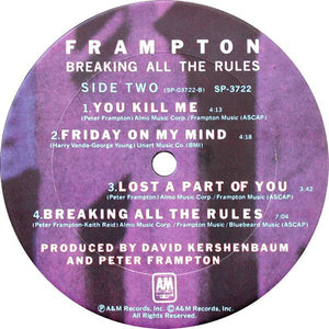 Peter Frampton : Breaking All The Rules (LP, Album, Ter)