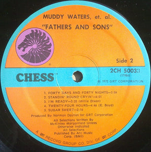 Muddy Waters / Otis Spann / Michael Bloomfield* / Paul Butterfield / Donald "Duck" Dunn / Sam Lay / Buddy Miles : Fathers And Sons (2xLP, Album, RP, Gat)