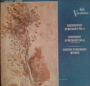 Beethoven*, Schubert*, Boston Symphony*, Munch* : Beethoven Symphony No.5 / Schubert Symphony No.8 "Unfinished" (LP, Album, Roc)