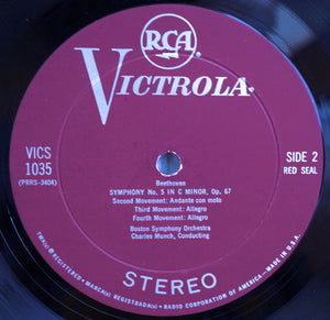 Beethoven*, Schubert*, Boston Symphony*, Munch* : Beethoven Symphony No.5 / Schubert Symphony No.8 "Unfinished" (LP, Album, Roc)
