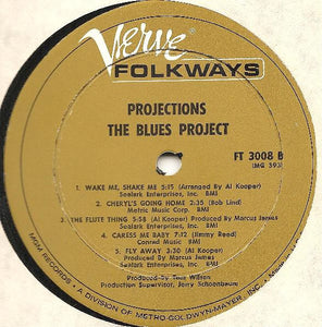 The Blues Project : Projections (LP, Album, Mono)