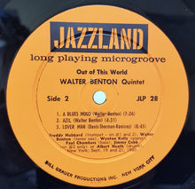 Laden Sie das Bild in den Galerie-Viewer, Walter Benton Quintet : Out Of This World (LP, Album, Mono)
