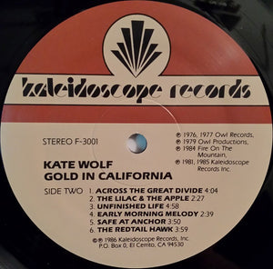 Kate Wolf : Gold In California (2xLP, Album, Comp, Gat)