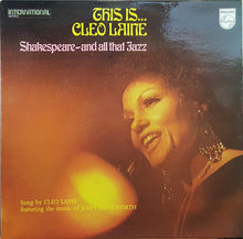 Laden Sie das Bild in den Galerie-Viewer, Cleo Laine : This Is... Cleo Laine - Shakespeare, And All That Jazz (LP, RE)
