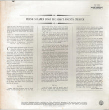 Load image into Gallery viewer, Frank Sinatra : Sings The Select Johnny Mercer (LP, Comp, Pit)
