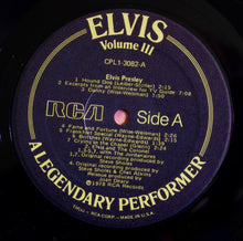 Load image into Gallery viewer, Elvis Presley : A Legendary Performer - Volume 3 (LP, Comp)
