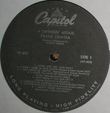 Laden Sie das Bild in den Galerie-Viewer, Frank Sinatra : A Swingin' Affair (LP, Album, Mono, RP)
