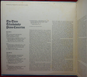 Gary Graffman ♦ Eugene Ormandy ♦ George Szell, Philadelphia Orchestra* ♦ Cleveland Orchestra* - Tchaikovsky* : The Three Tchaikovsky Piano Concertos (2xLP, Comp, Pit)