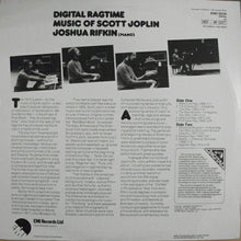 Laden Sie das Bild in den Galerie-Viewer, Joshua Rifkin : Digital Ragtime - Music Of Scott Joplin (LP, Album)
