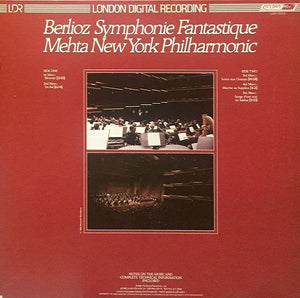 Berlioz*, Mehta*, New York Philharmonic : Symphonie Fantastique (LP, Dig)