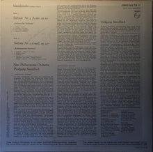 Charger l&#39;image dans la galerie, Mendelssohn* - New Philharmonia Orchestra — Wolfgang Sawallisch : Symphony No. 4, Op. 90 “Italian” / Symphony No. 5, Op. 107 “Reformation” (LP)
