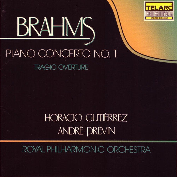 Johannes Brahms, Horacio Gutiérrez, Royal Philharmonic Orchestra, André Previn : Piano Concerto No. 1 / Tragic Overture (CD, Album)