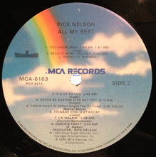 Load image into Gallery viewer, Ricky Nelson (2) : All My Best (LP, Album)
