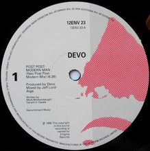 Charger l'image dans la galerie, Devo : Post Post-Modern Man (12", Single)
