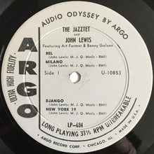 Load image into Gallery viewer, The Jazztet And John Lewis (2) Featuring Art Farmer And Benny Golson : The Jazztet And John Lewis (LP, Album, Mono)
