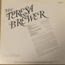 Laden Sie das Bild in den Galerie-Viewer, Teresa Brewer : Here&#39;s Teresa Brewer (LP)
