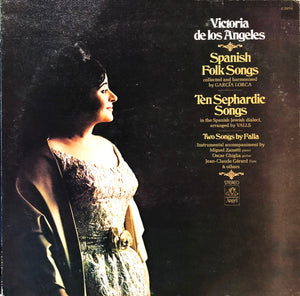 Victoria De Los Angeles : Spanish And Sephardic Folk Songs (LP)