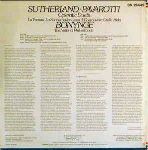 Sutherland*, Pavarotti*, Bonynge* : Sutherland Pavarotti Operatic Duets (LP, Album)