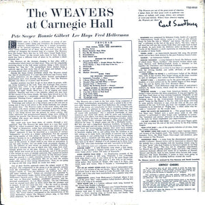 The Weavers : The Weavers At Carnegie Hall (LP, Mono, VQC)