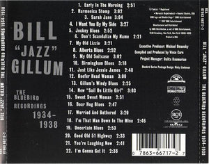 Jazz Gillum : The Bluebird Recordings 1934-1938 (CD, Comp)