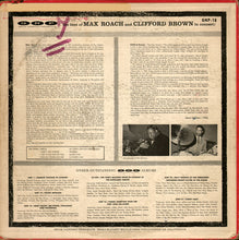 Laden Sie das Bild in den Galerie-Viewer, Max Roach And Clifford Brown* : The Best Of Max Roach And Clifford Brown In Concert! (LP, Comp, Mono)
