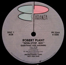 Load image into Gallery viewer, Robert Plant : Non-Stop, Go! (Double Record Interview Disc) (2x12", Promo, Int)
