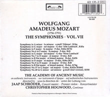 Load image into Gallery viewer, Wolfgang Amadeus Mozart – The Academy of Ancient Music, Jaap Schröder, Christopher Hogwood : The Symphonies Vol. VII   (3xCD, Comp + Box, Sli)
