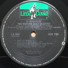 Load image into Gallery viewer, The Modern Jazz Quartet : In Memoriam (LP, Album, San)
