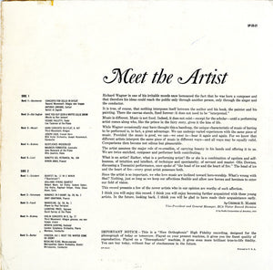 Various : Meet The Artist (LP, Comp, Mono)