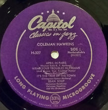 Laden Sie das Bild in den Galerie-Viewer, Coleman Hawkins : Classics In Jazz (10", Mono)
