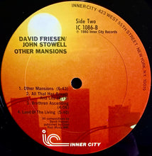 Laden Sie das Bild in den Galerie-Viewer, David Friesen, John Stowell : Other Mansions (LP, Album)
