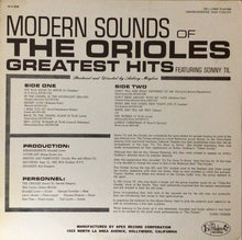 Laden Sie das Bild in den Galerie-Viewer, The Orioles : Modern Sounds Of The Orioles Greatest Hits (LP)

