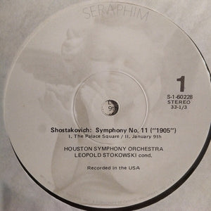Shostakovich*, Leopold Stokowski Conducting The Houston Symphony Orchestra* : Symphony No. 11 ("1905") (LP)