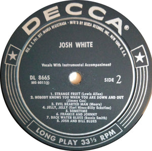 Josh White : Josh White (LP, Comp)