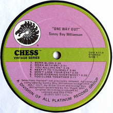 Laden Sie das Bild in den Galerie-Viewer, Sonny Boy Williamson (2) : One Way Out (LP, Comp, RE)
