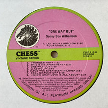 Laden Sie das Bild in den Galerie-Viewer, Sonny Boy Williamson (2) : One Way Out (LP, Comp, RE)
