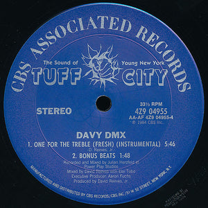 Davy DMX : One For The Treble (Fresh) (12", Car)