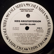 Load image into Gallery viewer, Kris Kristofferson : Easter Island (LP, Album, Promo, Ter)
