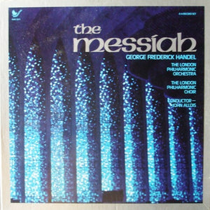 George Frederick Handel*, The London Philharmonic Orchestra* And The London Philharmonic Choir*, John Alldis : The Messiah (Box, Album + 4xLP)