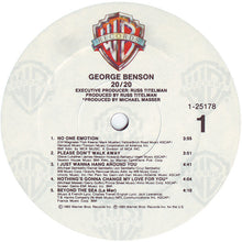 Laden Sie das Bild in den Galerie-Viewer, George Benson : 20/20 (LP, Album)

