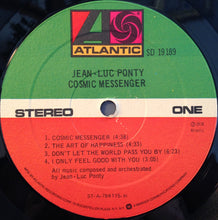 Load image into Gallery viewer, Jean-Luc Ponty : Cosmic Messenger (LP, Album, RI)
