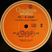 Load image into Gallery viewer, Stan Kenton And His Orchestra : Hits In Concert (LP, Comp)
