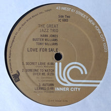 Load image into Gallery viewer, The Great Jazz Trio : Love For Sale (LP, Album, RE)
