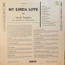 Laden Sie das Bild in den Galerie-Viewer, Sarah Vaughan : My Kinda Love (LP, Album, Mono)
